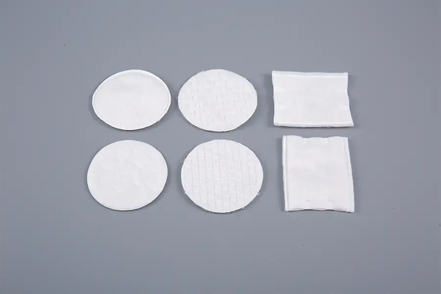 100pcs/bag, 200pcs/bag White Round Cosmetic Organic Cotton Pad